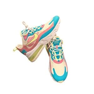 Nike Air Max 270 React Pastel Women's Size 8 Shoes CW7015-100 Easter